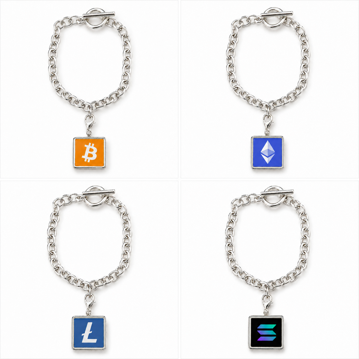 Crypto Charm Bracelet